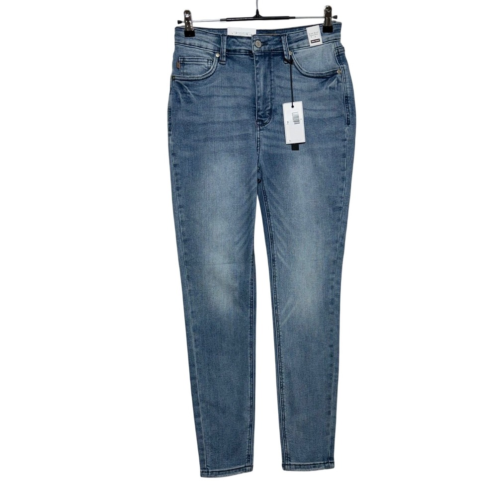 NEW Judy Blue Jeans Junior 9/29 28X29 Blue Skinny High Waist Tummy Control Denim